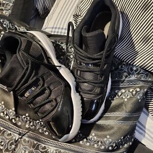 Jordan Black and White Sneakers